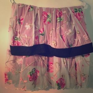 EUC Tulle LLR Lola with Embroidery
